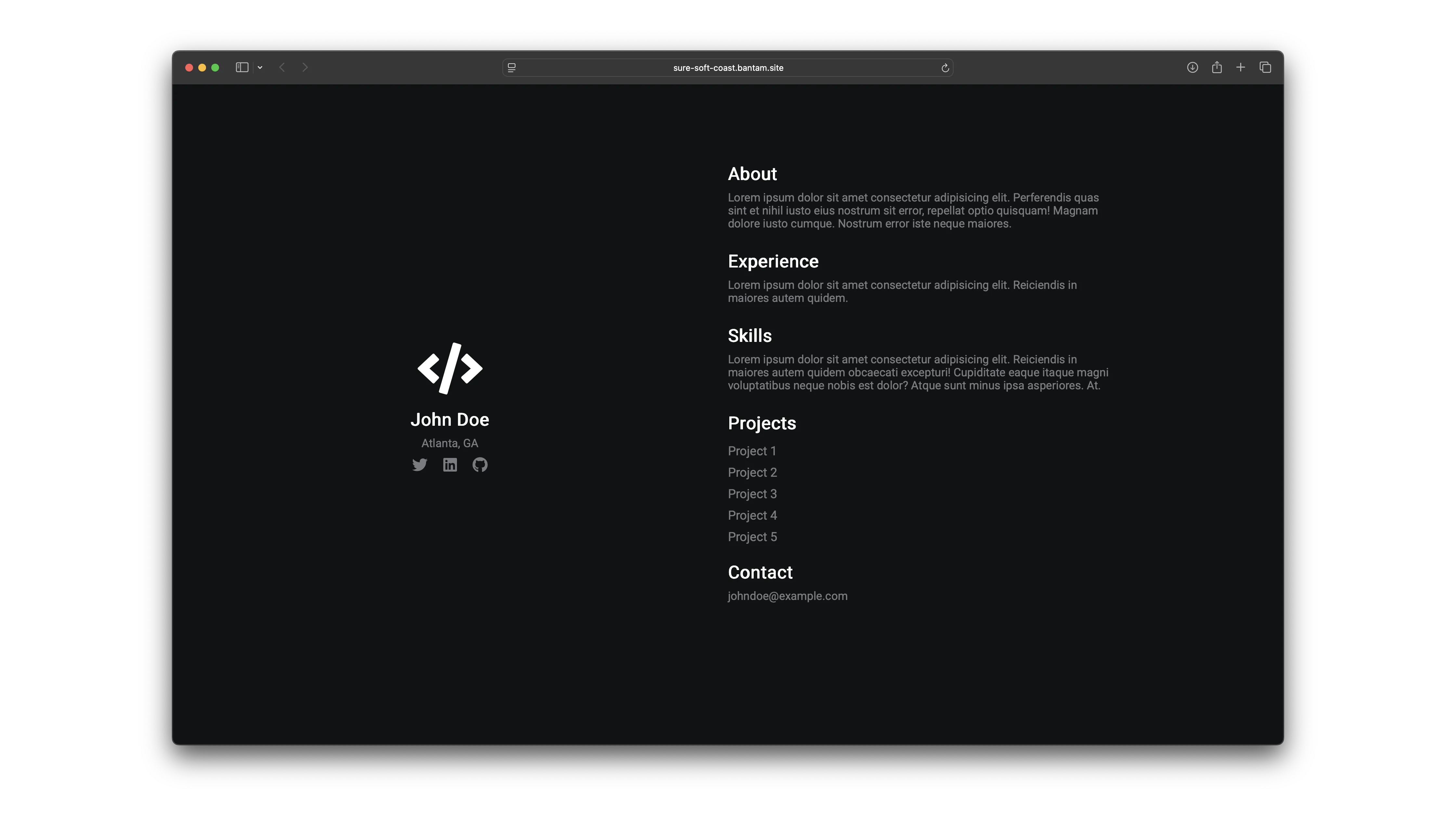 Dark and Minimalist screenshot 1