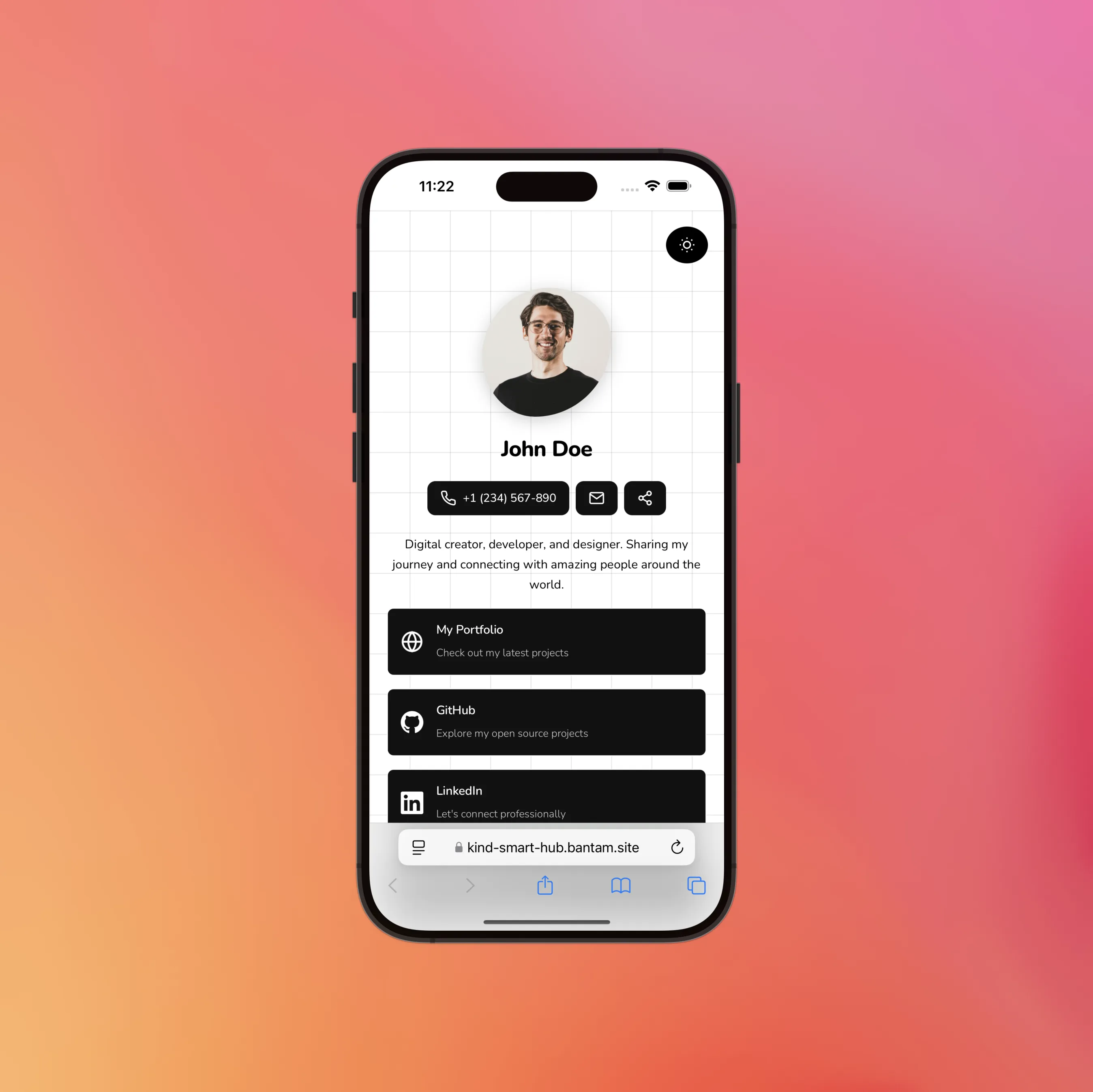 Social Link Hub